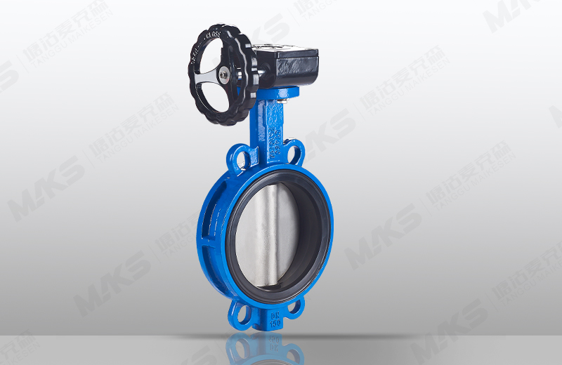 對(duì)夾中線蝶閥（蝸輪）