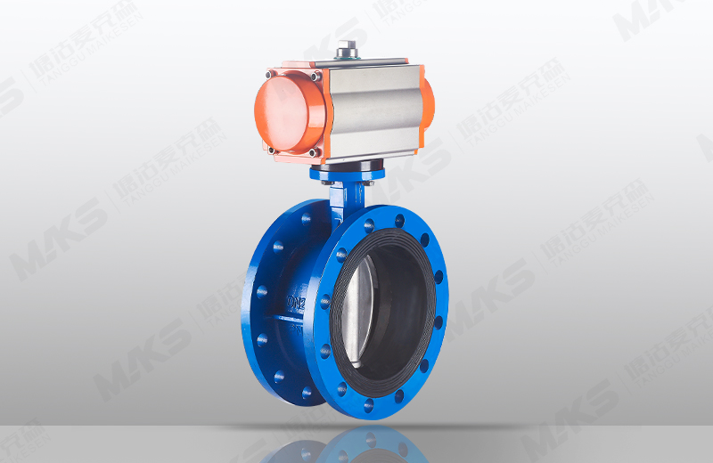 法蘭中心板式蝶閥（氣動(dòng)）