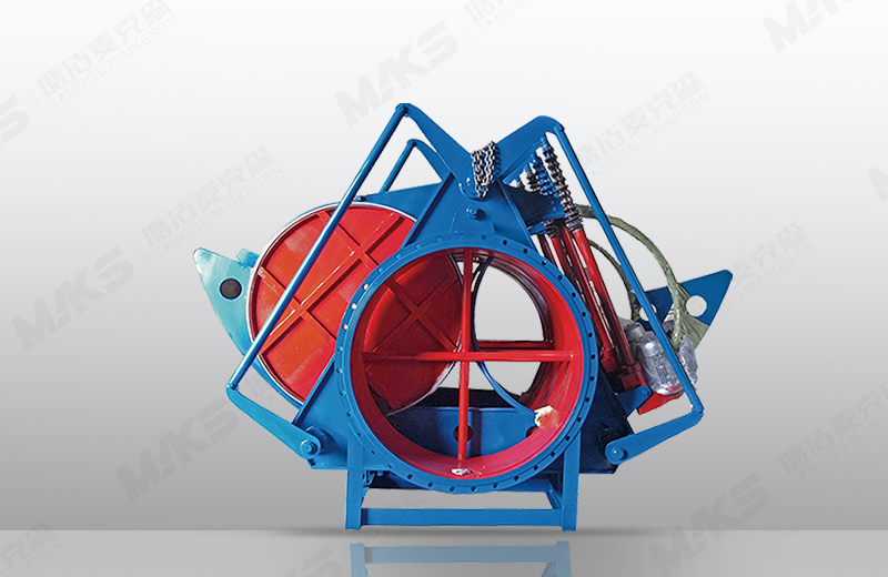 電動推桿扇形盲板閥